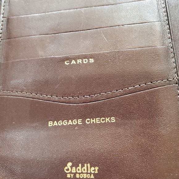 Saddler‎ By Bosca Vintage Passport Wallet - Picture 4 of 9